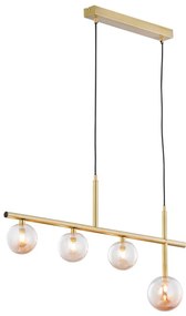 Jupiter 1899 - Luster na lanku NEPTUN 4xG9/14W/230V zlatý