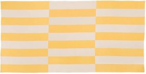 Žltá bavlnená plážová osuška 100x160 cm Su – noo.ma