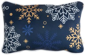 VIANOČNÁ DEKORAČNÁ OBLIEČKA NA VANKÚŠ CAROL04 30X45 CM VZOROVANÁ