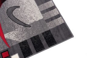 TA Koberec 4596A TMAVO SIVÁ LACNÁ PP CRM Rozmer: 60x100 cm