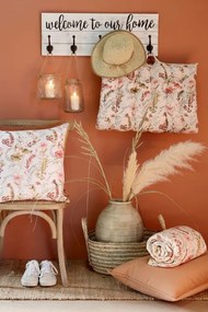Krémový matrac s kvetmi Aix Quilt Wild Flowers - 60*100 cm