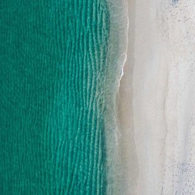 Ozdobný paraván Příroda mořské pláže - 110x170 cm, trojdielny, klasický paraván