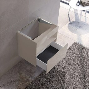 KEUCO Stageline závesná skrinka pod umývadlo, 1 zásuvka + 1 priehradka, 650 x 490 x 625 mm, kašmír, 32852180000