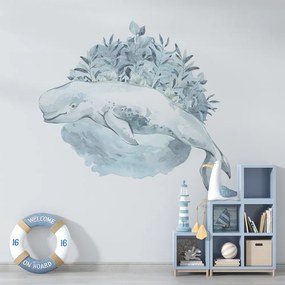 Gario Detská nálepka na stenu Ocean - bieluha Rozmery: 110 x 96 cm
