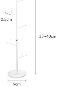 Biely stojan na šperky YAMAZAKI Branch