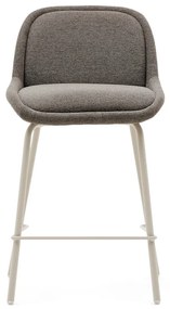 Barová stolička sivobéžová (výška sedadla 65 cm) Aimin – Kave Home