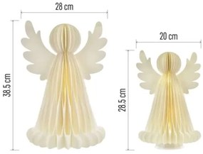 LED Vianočná dekorácia 20xLED/6xAA anjeli