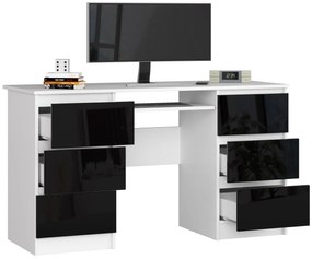 PC stolík Behati (biela + lesk čierny). Akcia -20%. Vlastná spoľahlivá doprava až k Vám domov. 1128530