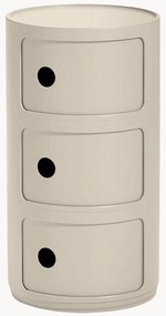 Dizajnová skrinka Componibili, 3 moduly, V 59 cm