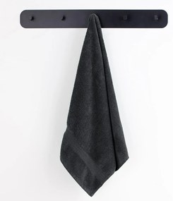 Tmavosivé froté bavlnené uteráky a osušky v súprave 4 ks Marina – Restilo