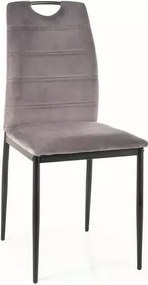 SI Stolička Rip Velvet sivý