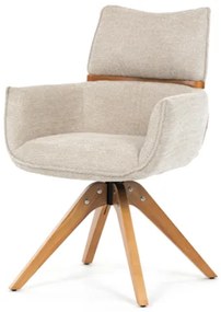 Jedálenská stolička Autronic 62x91 cm béžová látka DCH-D1348 CRM2