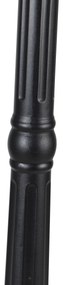 Čierna vonkajšia lampa 220 cm 2-svetlo IP44 - Havana