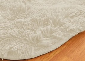 Protišmykový koberec SHAGGY béžový