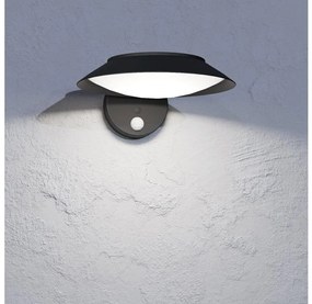 Eglo 901079 - Solárne LED nástenné svietidlo so senzorom CERRISI LED/7W/3,7V IP44