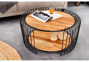 Konferenčný stôl Elements 45736 Ø70cm Drevo Acacia  - Komfort-nábytok