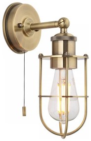 Endon 99952 - Kúpeľňové nástenné svietidlo CREW 1xE27/6W/230V IP44 mosadz