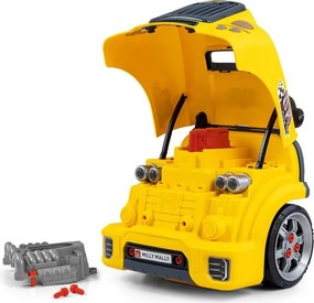 Auto s motorom N-GINE žlté