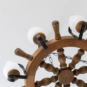 Brilagi - Luster na reťazi TIMONA 8xE14/40W/230V pr. 70 cm buk