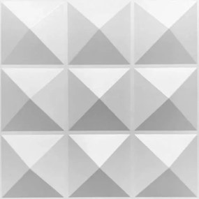 Obkladové panely 3D PVC 10004, rozmer 500 x 500 mm, Pyramids, IMPOL TRADE