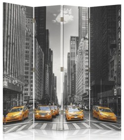 Gario Paraván New York Taxi Rozmery: 145 x 170 cm, Prevedenie: Klasický paraván