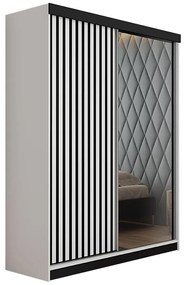 Skriňa Malani 138  L biely / dvierka biely