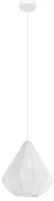 Eglo 43996 - Luster na lanku DOLWEN 1xE27/40W/230V pr. 33,5 cm biela