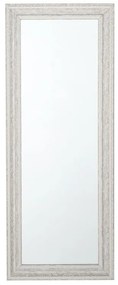 Nástenné zrkadlo 50 x 130 cm béžovo-strieborné VERTOU Beliani