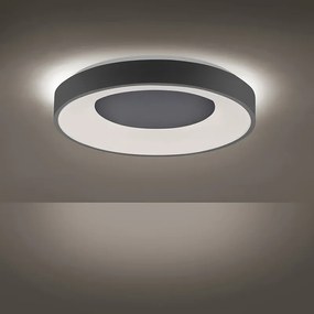 Moderné stropné svietidlo tmavosivé vrátane LED 3-stupňovo stmievateľné - Steffie