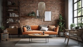 Toolight Toolight, stropné svietidlo 1xE27, APP1276-1CP, čierna-prírodná hnedá, OSW-02460