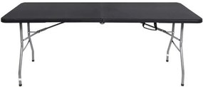 Skladací cateringový stôl 180 cm Springos GF0056 - čierny