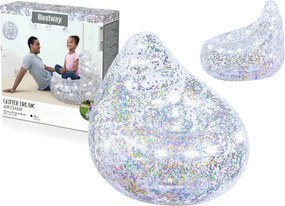 Nafukovacie kreslo trblietavé 72 x 72 x 64 cm Bestway 75105