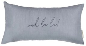 Cushion 35x70 Blue Ooh la la! 100% linen