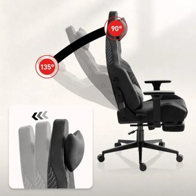 Herná stolička Force 8.1 Black