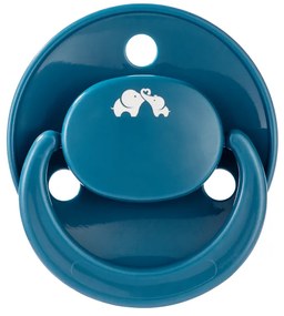 Cumlík silikónový symetrický Eco 2ks 0m+ Sand/Blue