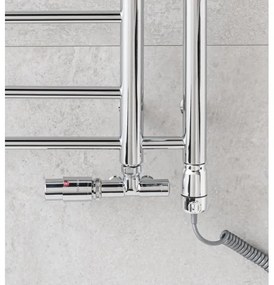 P.M.H. T2C-L - Kúpeľňový rebríkový radiátor THEIA 352W 154 cm ľavý/lesklý chróm