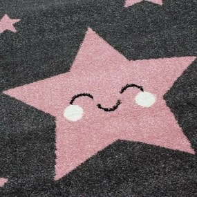 Vopi Kusový detský koberec Kids 610 pink