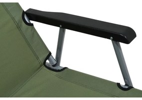 Skladacia kempingová stolička zelená