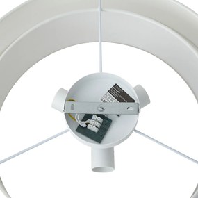 Moderné stropné svietidlo biele 50cm 3-svetelné - Drum Duo