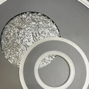 LED Stmievateľné stropné svietidlo LED/95W/230V čierna + diaľkové ovládanie