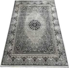 HU Sivý orientálny koberec King 29033-Grey Rozmer: 120x170 cm