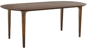 Oválny jedálenský stôl z masívneho mangového dreva „Archie", 200 x 100 cm