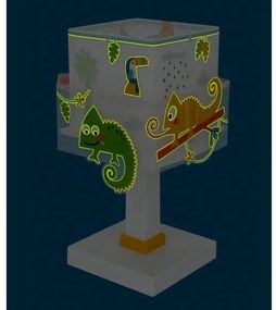 Dalber 63311 - Detská lampička HAPPY JUNGLE 1xE14/8W/230V