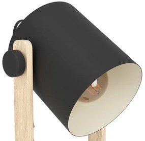 Eglo 43047 - Stolná lampa HORNWOOD 1xE27/28W/230V