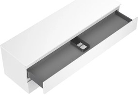 Mexen Orio, kúpeľňová skrinka 160 cm s hornou časťou, 2 zásuvky, biela matná, 91A10-16047-2-BFFC01