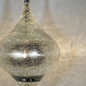 Luxusná strieborná lampa Naila D40