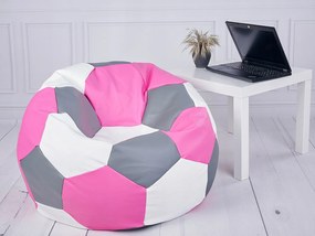 Detský sedací vak PUFA Football XXL 90 cm Farba: multicolor