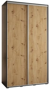 Skriňa 45 Canaris 1 140 čierna/artisan/silver