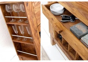 Komoda/Bar 15524 Drevo Sheesham/Palisander - Komfort-nábytok