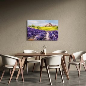 Obraz - Provance, Francúzsko, olejomaľba (90x60 cm)